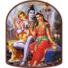 "Shiva Family Portrait" T-Shirt